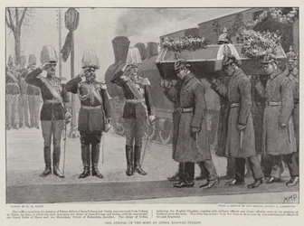 Der verstorbene Prinz Alfred von Sachsen-Coburg und Gotha